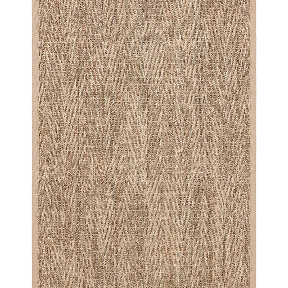 CAMILSON “Easy Jute” Area Rug 2x3 Ft Chevron Weave doormat NEW